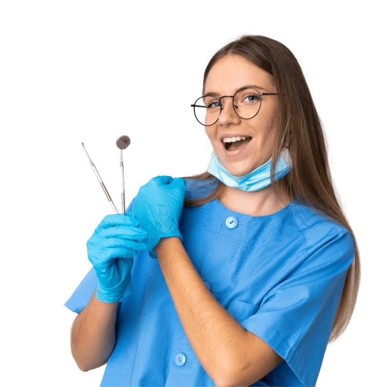 Девушка-стоматолог