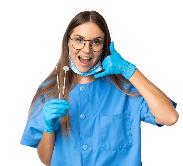 Девушка-стоматолог